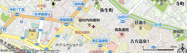 鳥取県鳥取市末広温泉町203周辺の地図