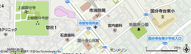 京葉銀行国分寺台支店周辺の地図