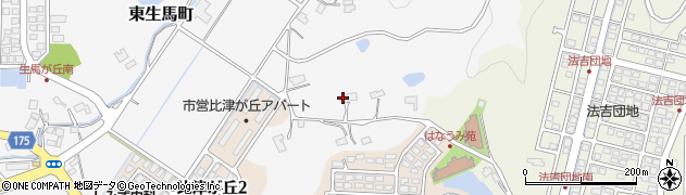 島根県松江市東生馬町441周辺の地図