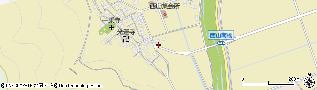 滋賀県長浜市木之本町西山761周辺の地図