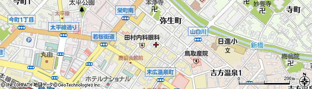 鳥取県鳥取市末広温泉町206周辺の地図