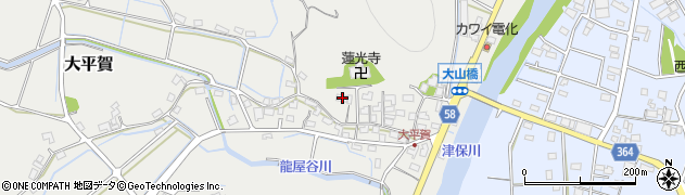 岐阜県加茂郡富加町大平賀1158周辺の地図