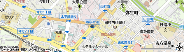 若桜街道周辺の地図