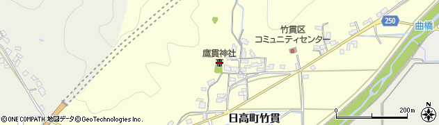 鷹貫神社周辺の地図