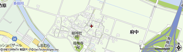 福井県小浜市府中周辺の地図