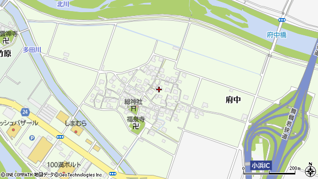〒917-0023 福井県小浜市府中の地図