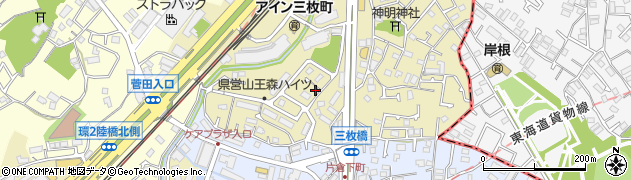 神奈川県横浜市神奈川区三枚町周辺の地図