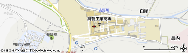 国立舞鶴工業高等専門学校周辺の地図