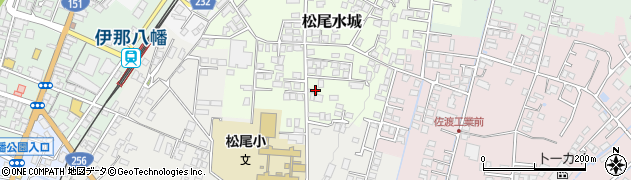 長野県飯田市松尾水城3666周辺の地図
