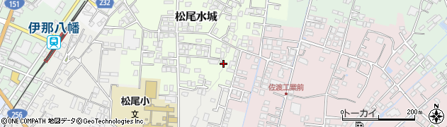 長野県飯田市松尾水城3675周辺の地図