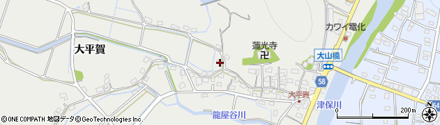 岐阜県加茂郡富加町大平賀1056周辺の地図