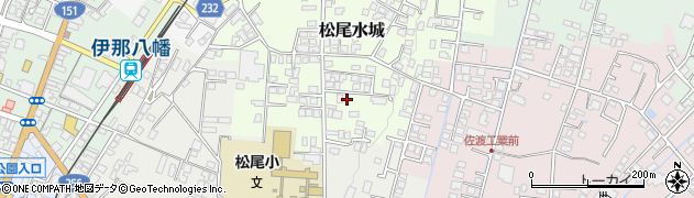 長野県飯田市松尾水城3664周辺の地図