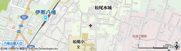 長野県飯田市松尾水城3726周辺の地図