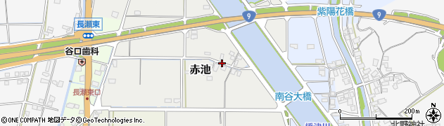 鳥取県東伯郡湯梨浜町赤池周辺の地図