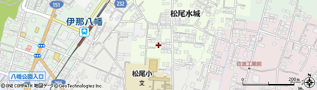 長野県飯田市松尾水城3740周辺の地図
