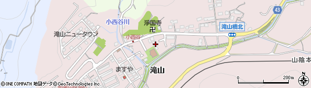 鳥取県鳥取市滝山372周辺の地図
