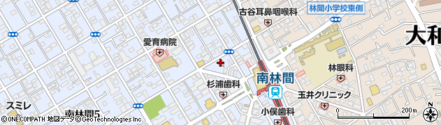 南林間駅前郵便局 ＡＴＭ周辺の地図