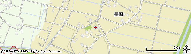 千葉県大網白里市長国50周辺の地図