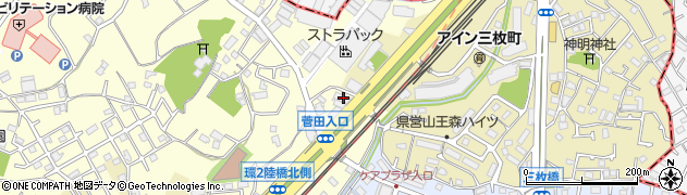 神奈川県横浜市神奈川区菅田町2883周辺の地図