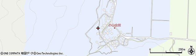 滋賀県長浜市西浅井町小山周辺の地図