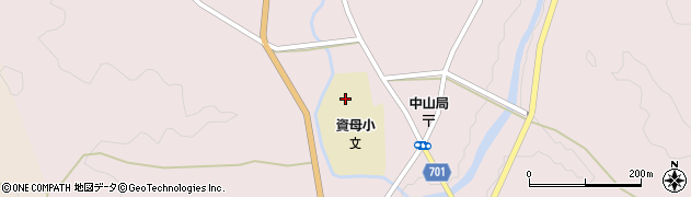 豊岡市立資母小学校周辺の地図