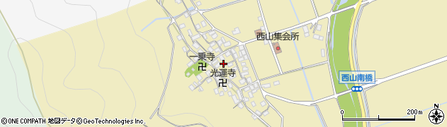滋賀県長浜市木之本町西山817周辺の地図