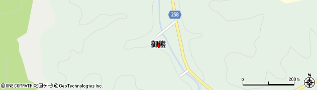 鳥取県鳥取市御熊周辺の地図