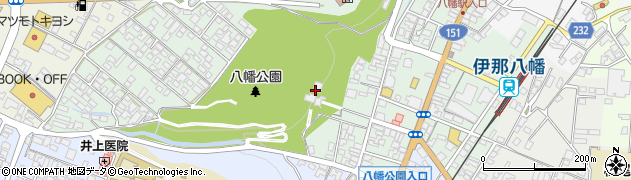 鳩ヶ峰八幡宮周辺の地図