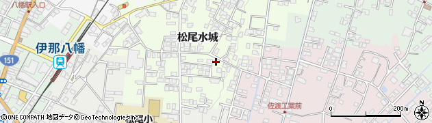 長野県飯田市松尾水城3678周辺の地図