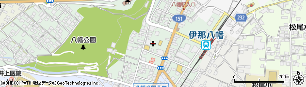 長野県飯田市八幡町2152周辺の地図