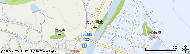 岐阜県加茂郡富加町大平賀1285周辺の地図