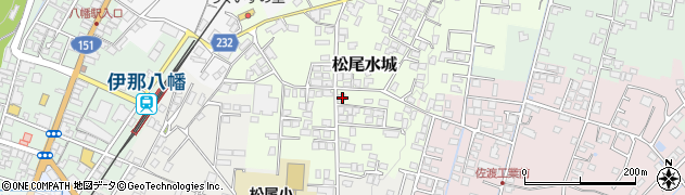 長野県飯田市松尾水城3681周辺の地図