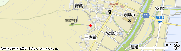 岐阜県岐阜市安食1056周辺の地図