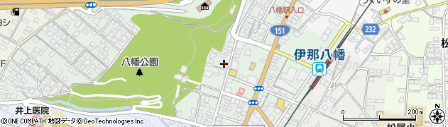 長野県飯田市八幡町2032周辺の地図