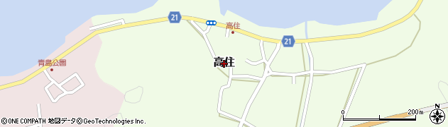 鳥取県鳥取市高住周辺の地図