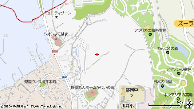 〒241-0804 神奈川県横浜市旭区川井宿町の地図