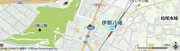 長野県飯田市八幡町2153周辺の地図