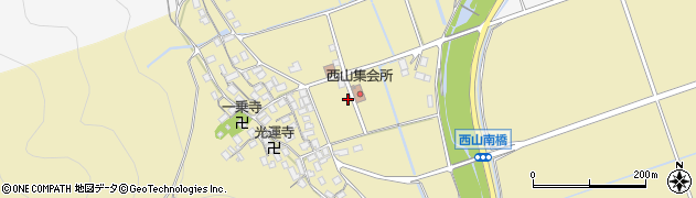 滋賀県長浜市木之本町西山714周辺の地図
