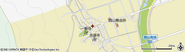 滋賀県長浜市木之本町西山837周辺の地図