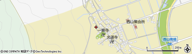 滋賀県長浜市木之本町西山871周辺の地図