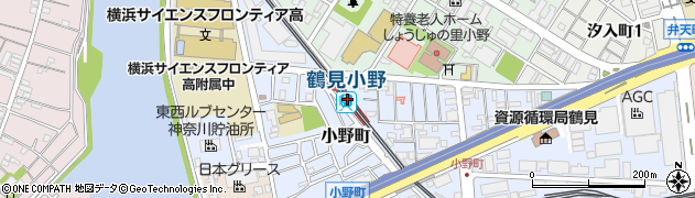 鶴見小野駅周辺の地図