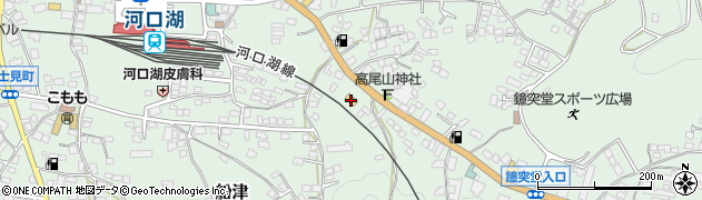 セブンイレブン河口湖駅東店周辺の地図