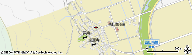 滋賀県長浜市木之本町西山841周辺の地図