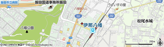 長野県飯田市八幡町2187周辺の地図