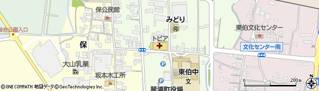 ベスト電器トピア東伯店周辺の地図