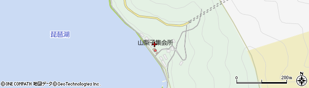 滋賀県長浜市木之本町山梨子137周辺の地図