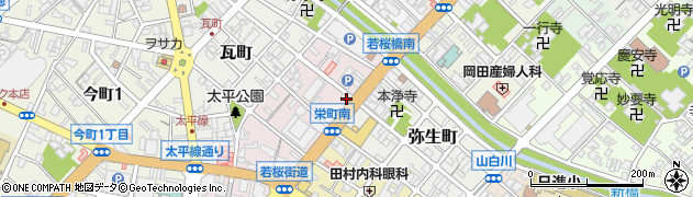 ふじもとカバン店周辺の地図