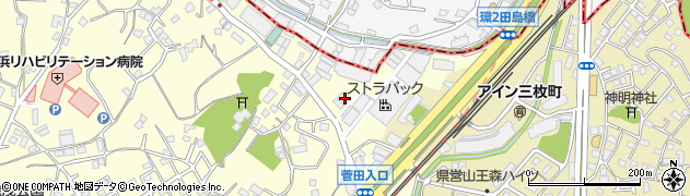 神奈川県横浜市神奈川区菅田町2775周辺の地図