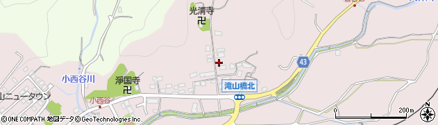 鳥取県鳥取市滝山周辺の地図