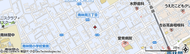 大和市消防団　第６分団詰所周辺の地図
